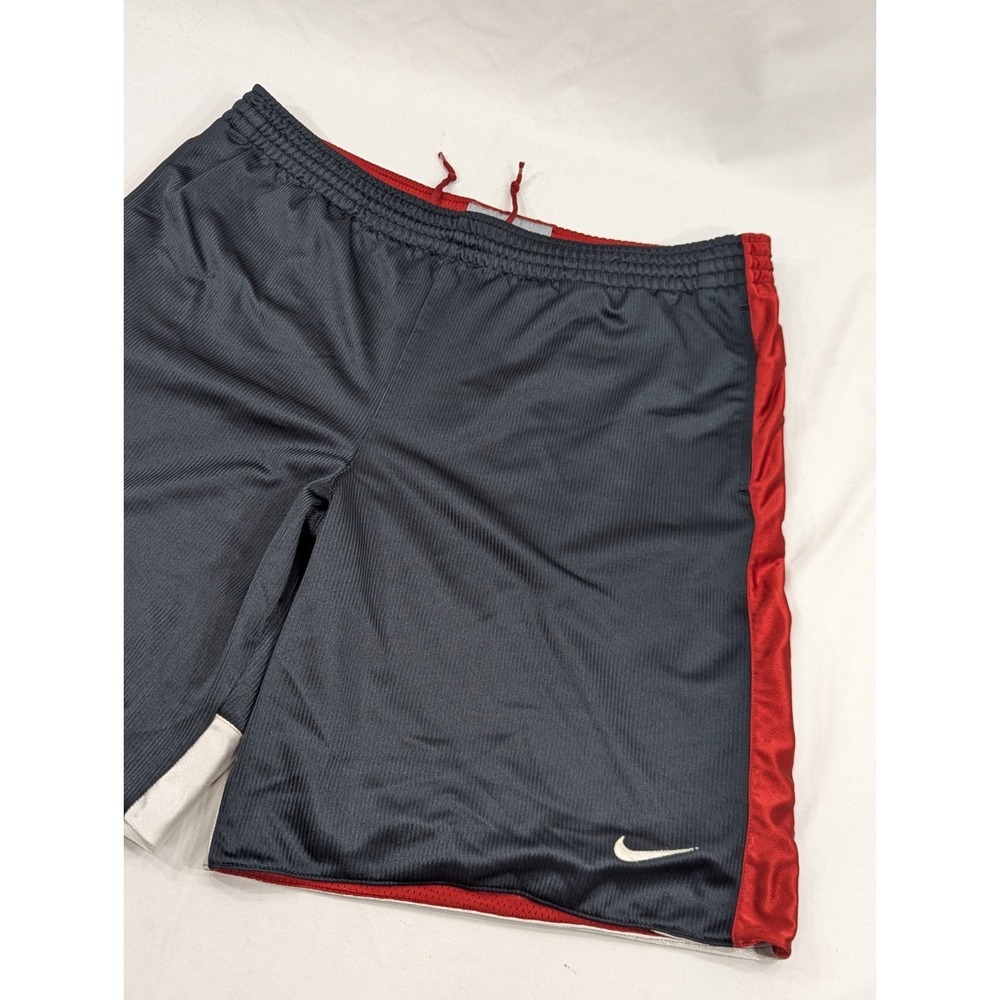 Vintage Nike Basketball‎ Shorts L-XL 36"  Red Dazzle Shiney Reversible Mesh Y2K
